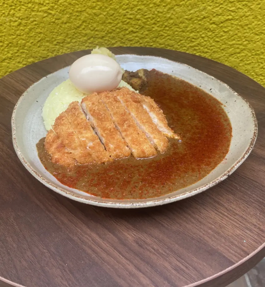 Chicken Cutlet, Egg & Spicy